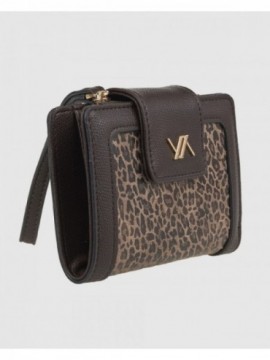 ΓΥΝΑΙΚΕΙΟ ΠΟΡΤΟΦΟΛΙ 18-1547 ANIMAL PRINT ΚΑΦΕ