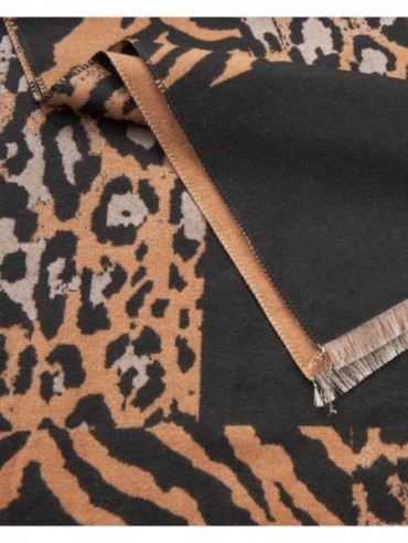 ΓΥΝΑΙΚΕΙΟ ΚΑΣΚΟΛ 06-1340  ANIMAL PRINT ΚΑΦΕ