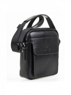 Ανδρική Τσάντα Ωμου - Χιαστι 13-0128 Μαύρο