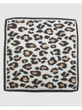 Γυναικείο Μαντήλι 03-2561 Animal Print Άσπρο