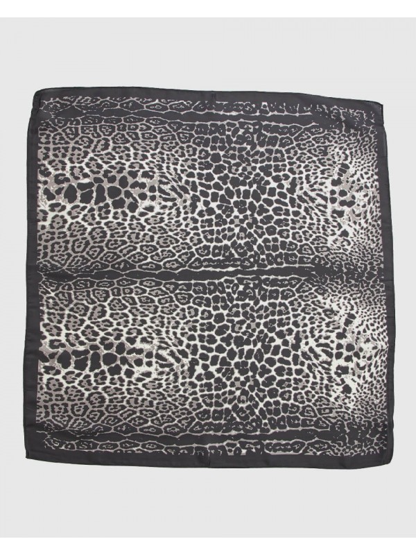 Γυναικείο Μαντήλι 03-2562 Animal Print Μαύρο