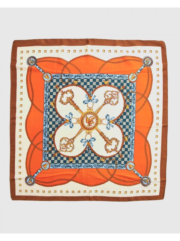 Γυναικείο Μαντήλι 03-2563 Πορτοκαλί