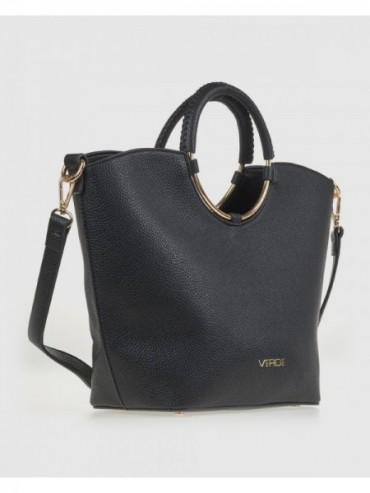 Γυναικεία Τσάντα Χειρός 16-8342 Μαύρο