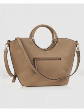 Γυναικεία Τσάντα Χειρός 16-8342 Μπεζ ALT 