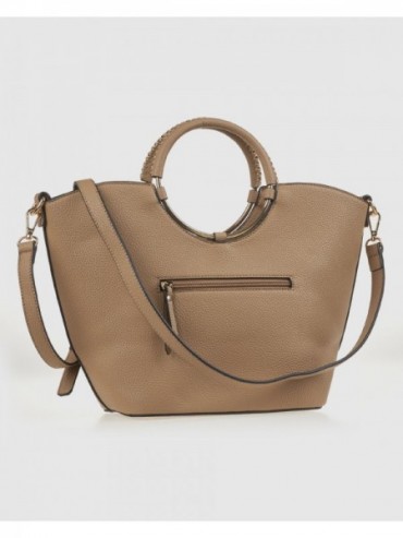 Γυναικεία Τσάντα Χειρός 16-8342 Μπεζ