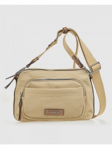 Γυναικεία Τσάντα Χιαστί 16-8348 Μπεζ