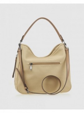 Γυναικεία Τσάντα Ώμου 16-8349 Μπεζ ALT 