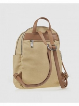 Γυναικείο Σακίδιο Πλάτης 16-8350 Μπεζ ALT 
