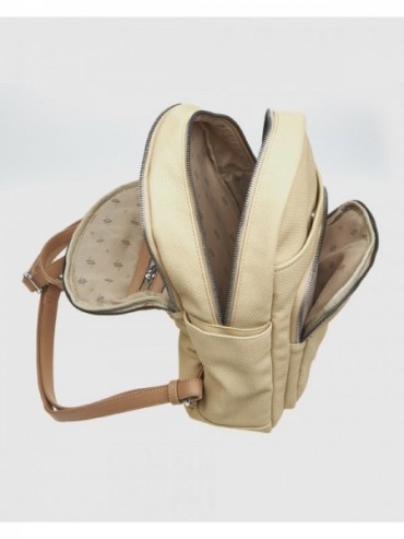 Γυναικείο Σακίδιο Πλάτης 16-8350 Μπεζ