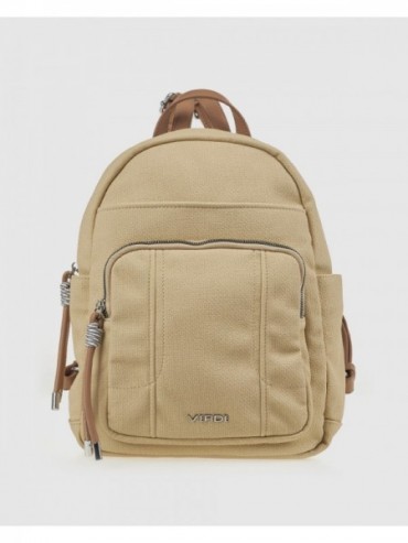 Γυναικείο Σακίδιο Πλάτης 16-8350 Μπεζ