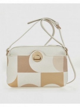 Γυναικεία Τσάντα Χιαστί 16-8359 Εκρού