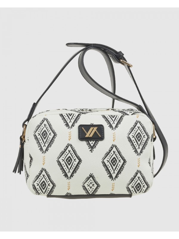 Γυναικεία Τσάντα Χιαστί 16-8377 Εκρού