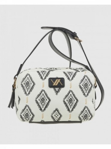 Γυναικεία Τσάντα Χιαστί 16-8377 Εκρού