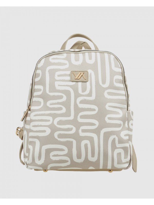 Γυναικείο Σακίδιο Πλάτης 16-8392 Μπεζ