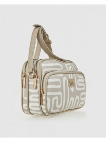 Γυναικεία Τσάντα Χιαστί 16-8393 Μπεζ