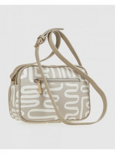 Γυναικεία Τσάντα Χιαστί 16-8393 Μπεζ