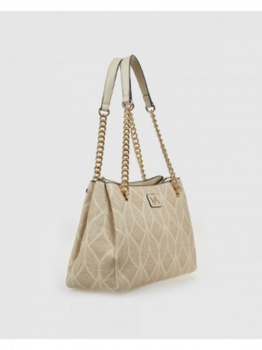 Γυναικεία Τσάντα Ώμου 16-8407 Εκρού