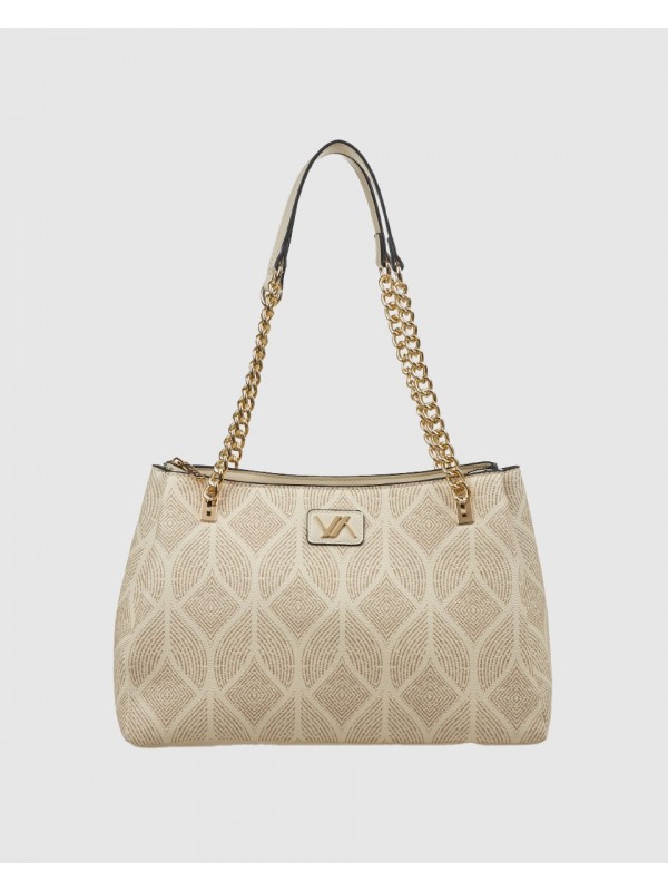 Γυναικεία Τσάντα Ώμου 16-8407 Εκρού