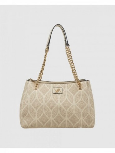 Γυναικεία Τσάντα Ώμου 16-8407 Εκρού