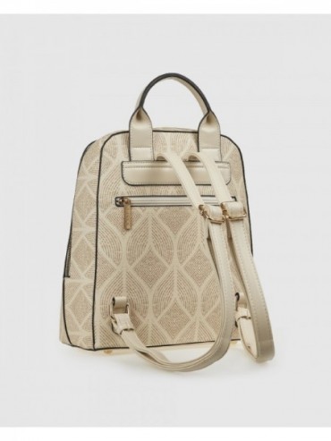 Γυναικείο Σακίδιο Πλάτης 16-8408 Εκρού