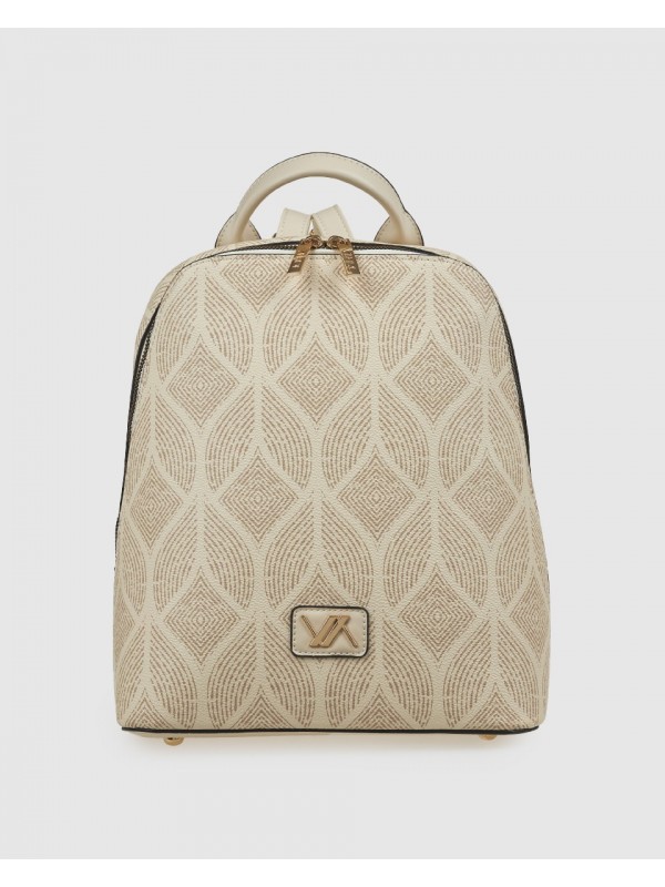 Γυναικείο Σακίδιο Πλάτης 16-8408 Εκρού