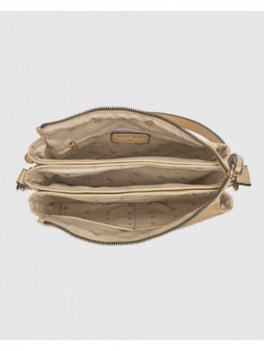 Γυναικεία Τσάντα Χιαστί 16-8411 Μπεζ