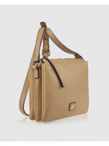 Γυναικεία Τσάντα Χιαστί 16-8411 Μπεζ