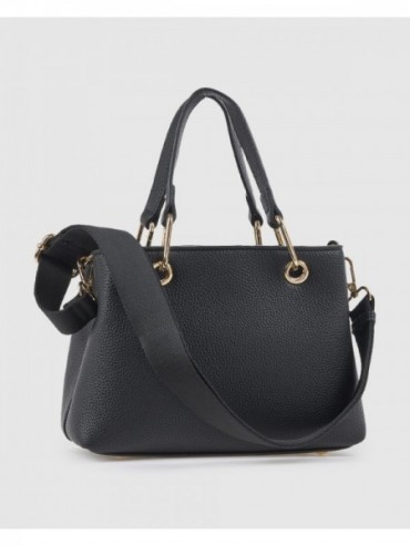 Γυναικεία Τσάντα Χειρός 16-8428 Μαύρο