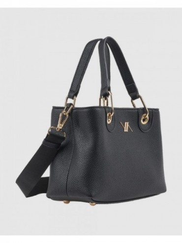 Γυναικεία Τσάντα Χειρός 16-8428 Μαύρο