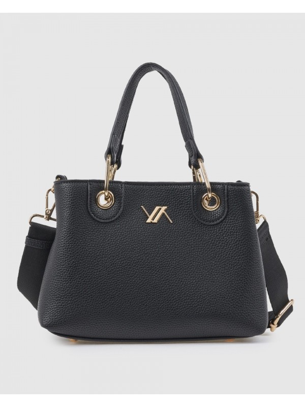 Γυναικεία Τσάντα Χειρός 16-8428 Μαύρο