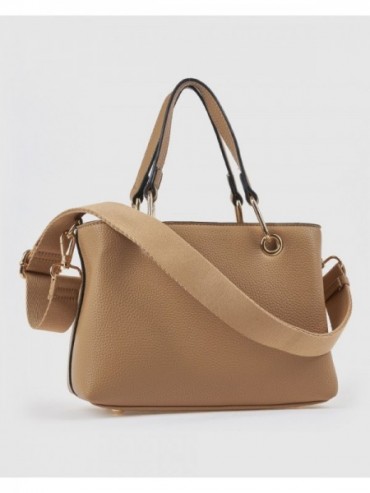 Γυναικεία Τσάντα Χειρός 16-8428 Μπεζ