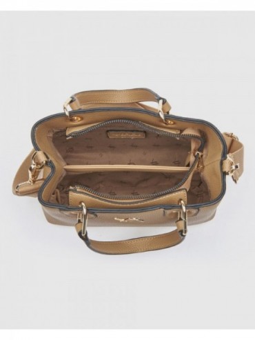 Γυναικεία Τσάντα Χειρός 16-8428 Μπεζ