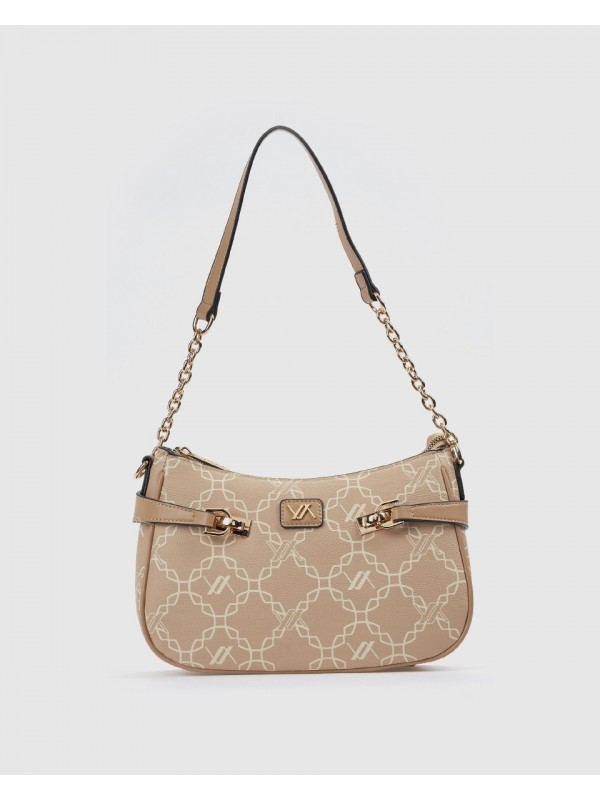 Γυναικεία Τσάντα Ώμου 16-8473 Nude