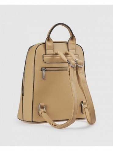 Γυναικείο Σακίδιο Πλάτης 16-8502 Μπεζ