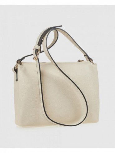 Γυναικεία Τσάντα Χιαστί 16-8411 Εκρού