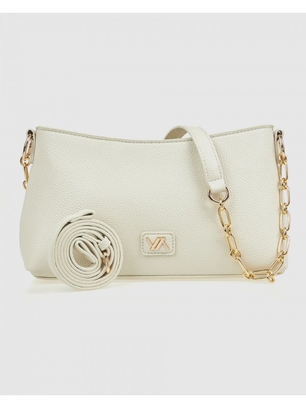 Γυναικεία Τσάντα Ώμου 16-8418 Εκρού