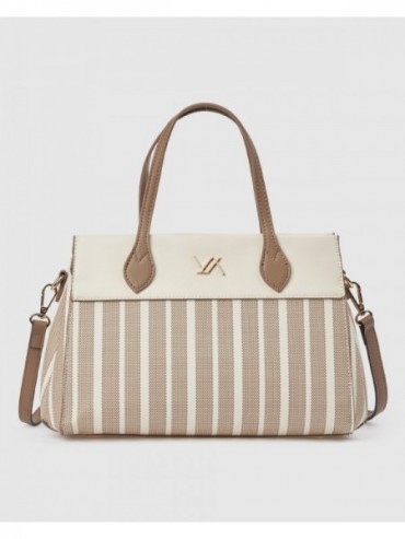 Γυναικεία Τσάντα Χειρός 16-8432 Μπεζ
