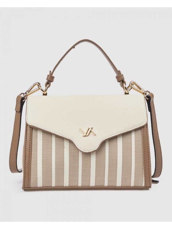 Γυναικεία Τσάντα Χειρός 16-8433 Μπεζ