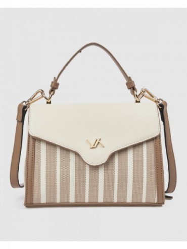 Γυναικεία Τσάντα Χειρός 16-8433 Μπεζ