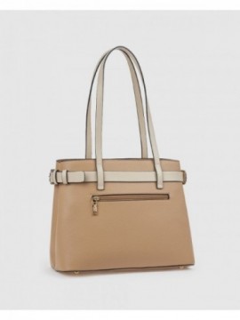 Γυναικεία Τσάντα Ώμου 16-8514 Μπεζ ALT 