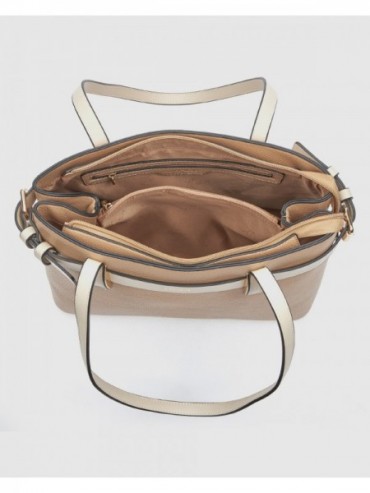 Γυναικεία Τσάντα Ώμου 16-8514 Μπεζ