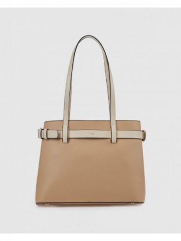 Γυναικεία Τσάντα Ώμου 16-8514 Μπεζ