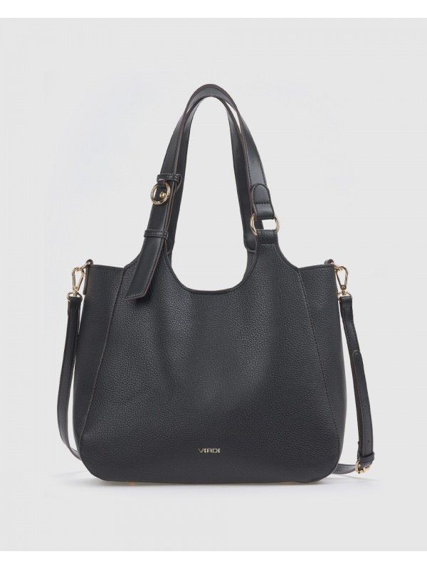 Γυναικεία Τσάντα Ώμου 16-8522 Μαύρο