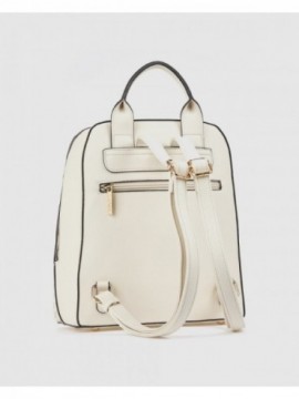 Γυναικείο Σακίδιο Πλάτης 16-8526 Εκρού ALT 