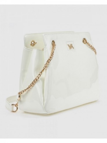 Γυναικεία Τσάντα Ώμου 16-8569 Άσπρο