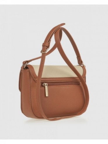 Γυναικεία Τσάντα Χιαστί 16-8384 Καμελ