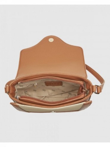 Γυναικεία Τσάντα Χιαστί 16-8384 Καμελ