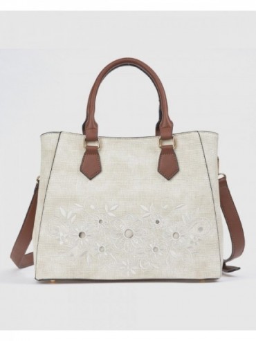 Γυναικεία Τσάντα Χειρός 16-8608 Εκρού