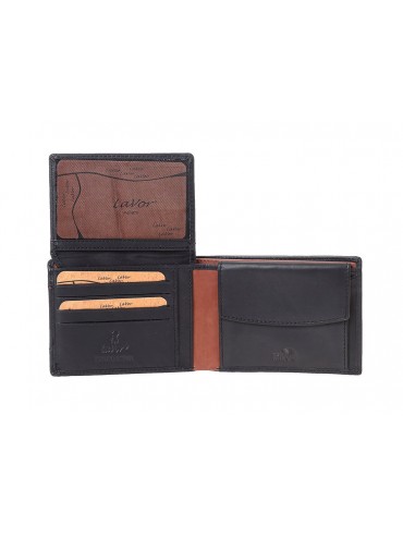 Ανδρικό πορτοφόλι Lavor 6172 Μαύρο