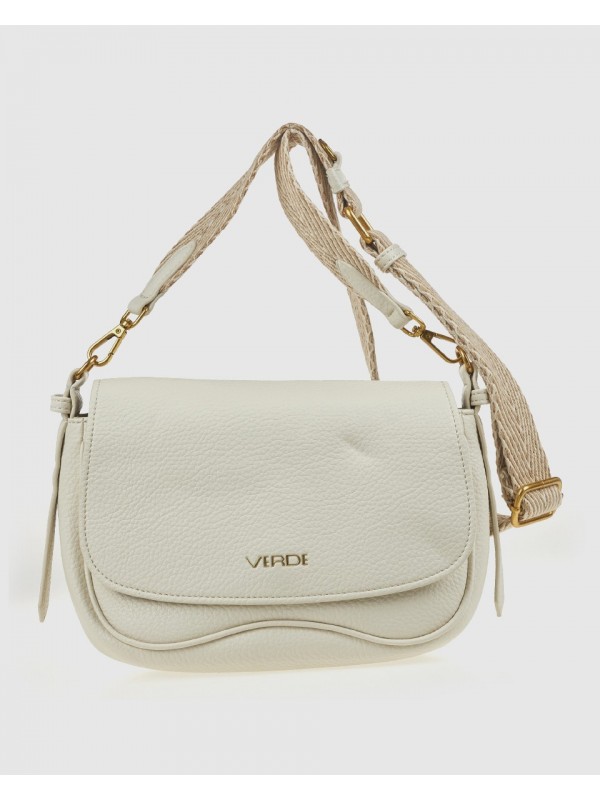 Γυναικεία Τσάντα Χιαστί 16-8340 Εκρού